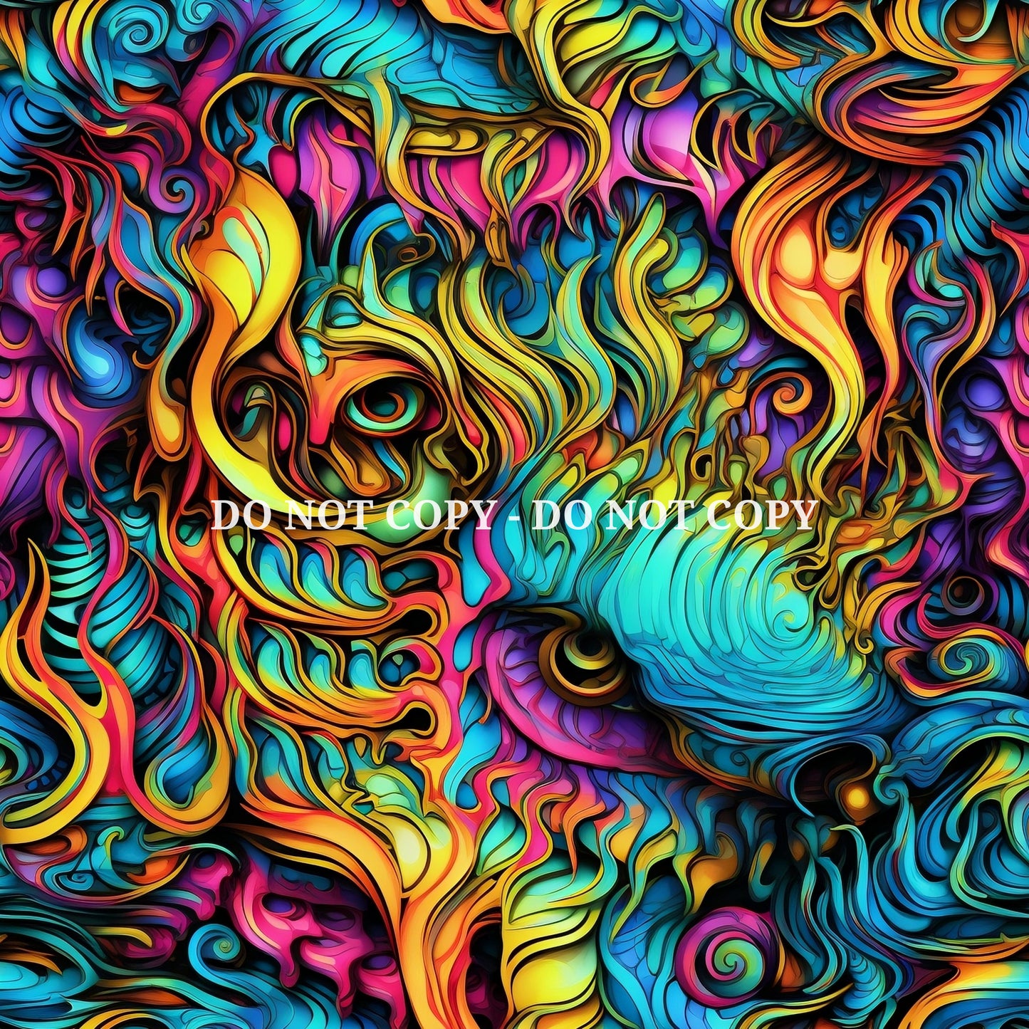 NEON PSYCHEDELIC TRIP - MULTIPLE VARIATIONS