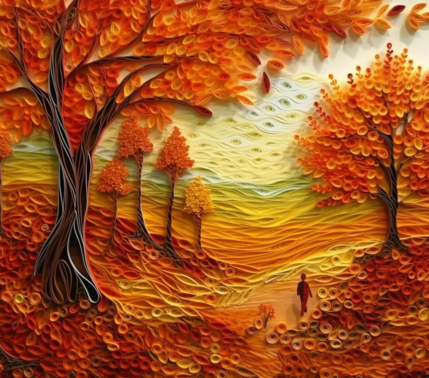fall season in the forest