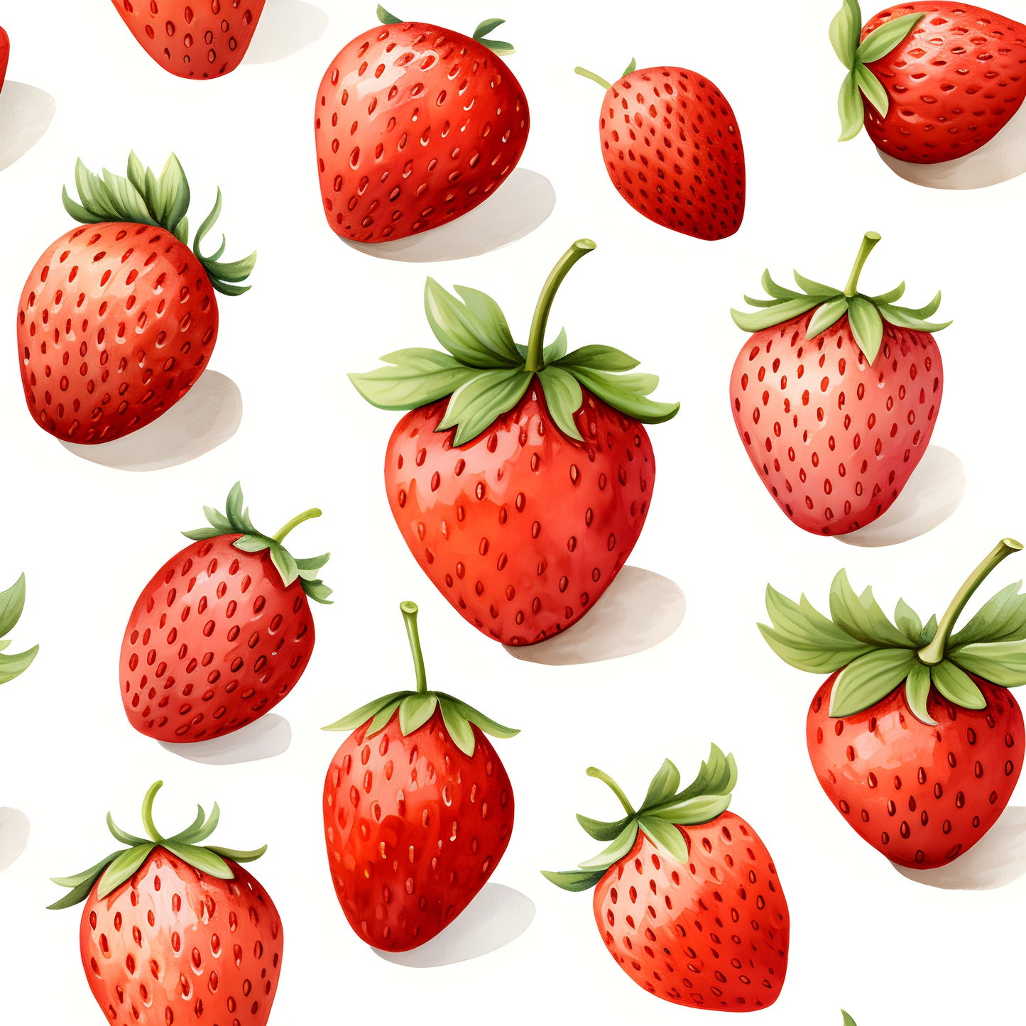 WATERCOLOR STRAWBERRIES VINYL - MULTIPLE VARIATIONS