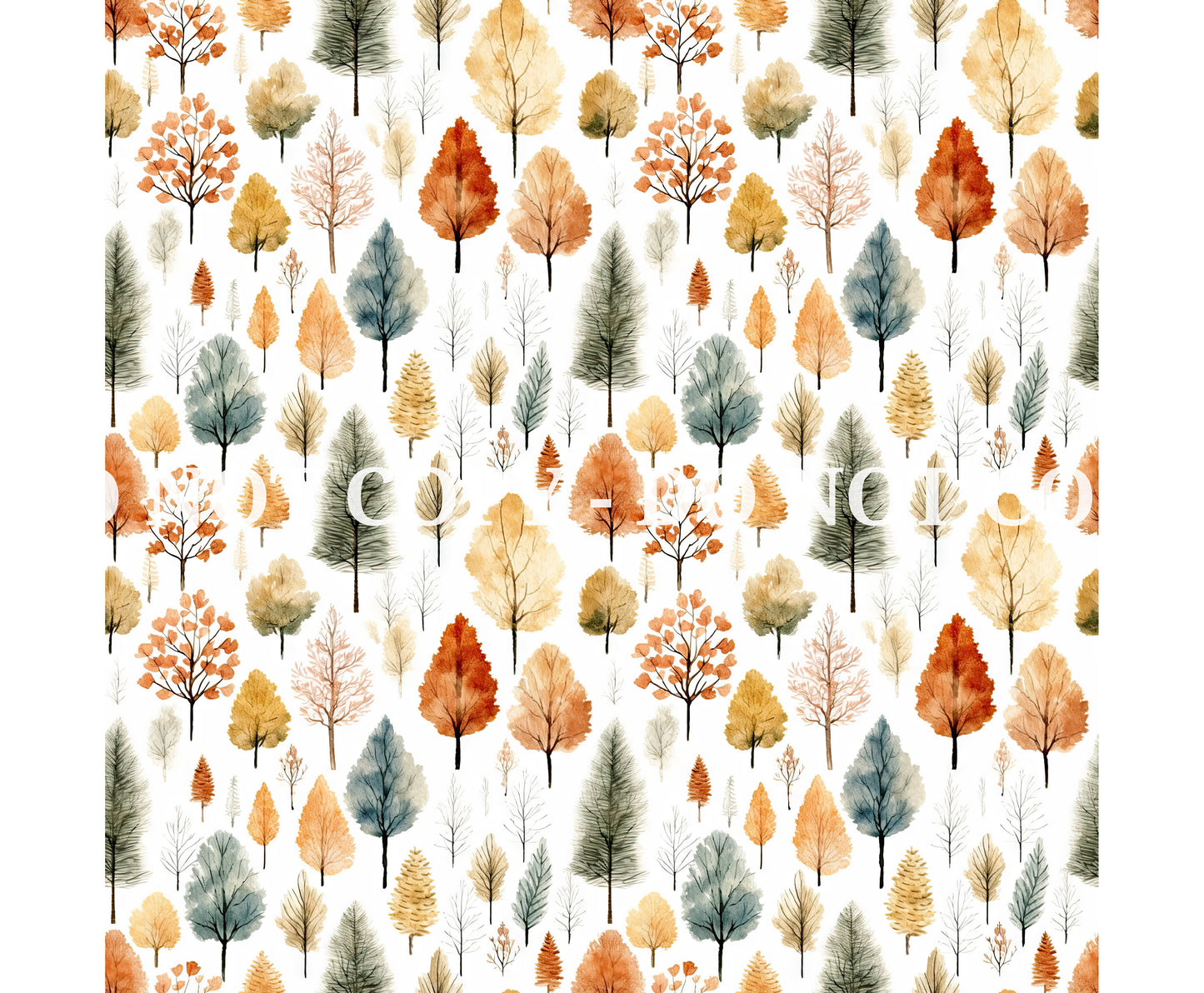 FALL WATERCOLOR PATTERN VINYL - MULTIPLE VARIATIONS