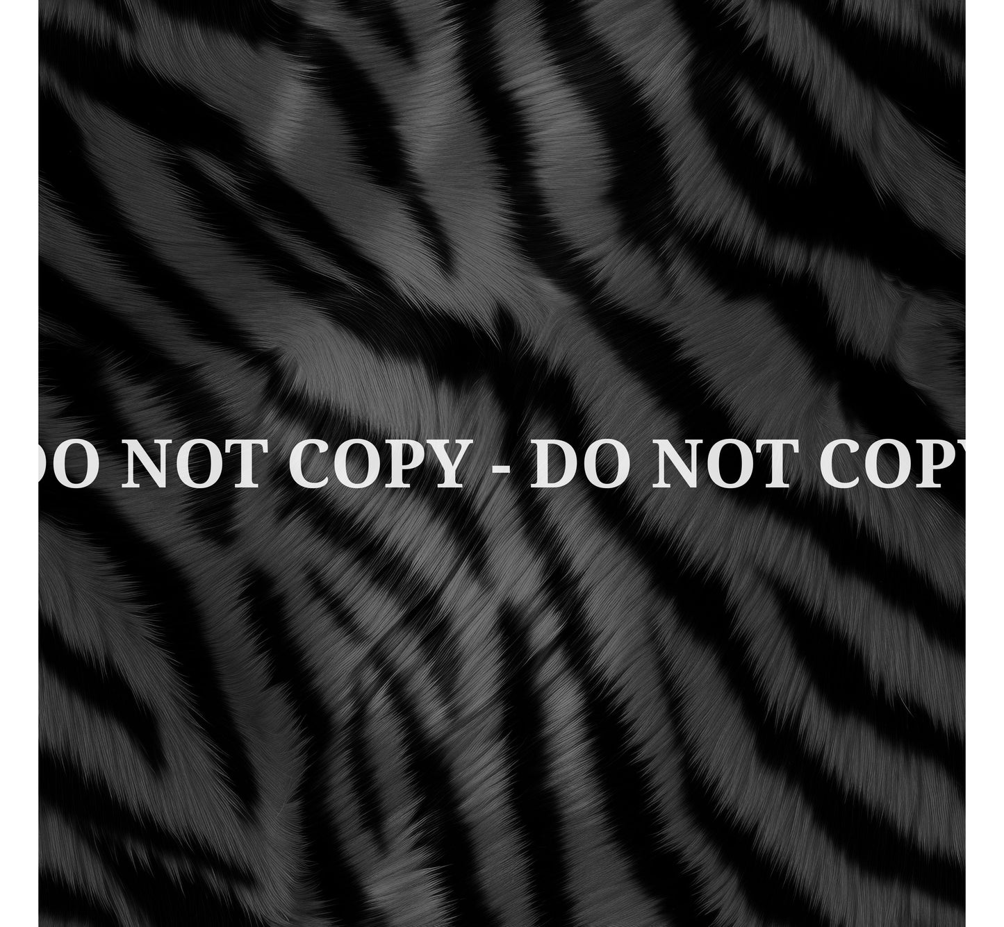 BLACK FUR TEXTURE PATTERN VINYL - MULTIPLE VARIATIONS