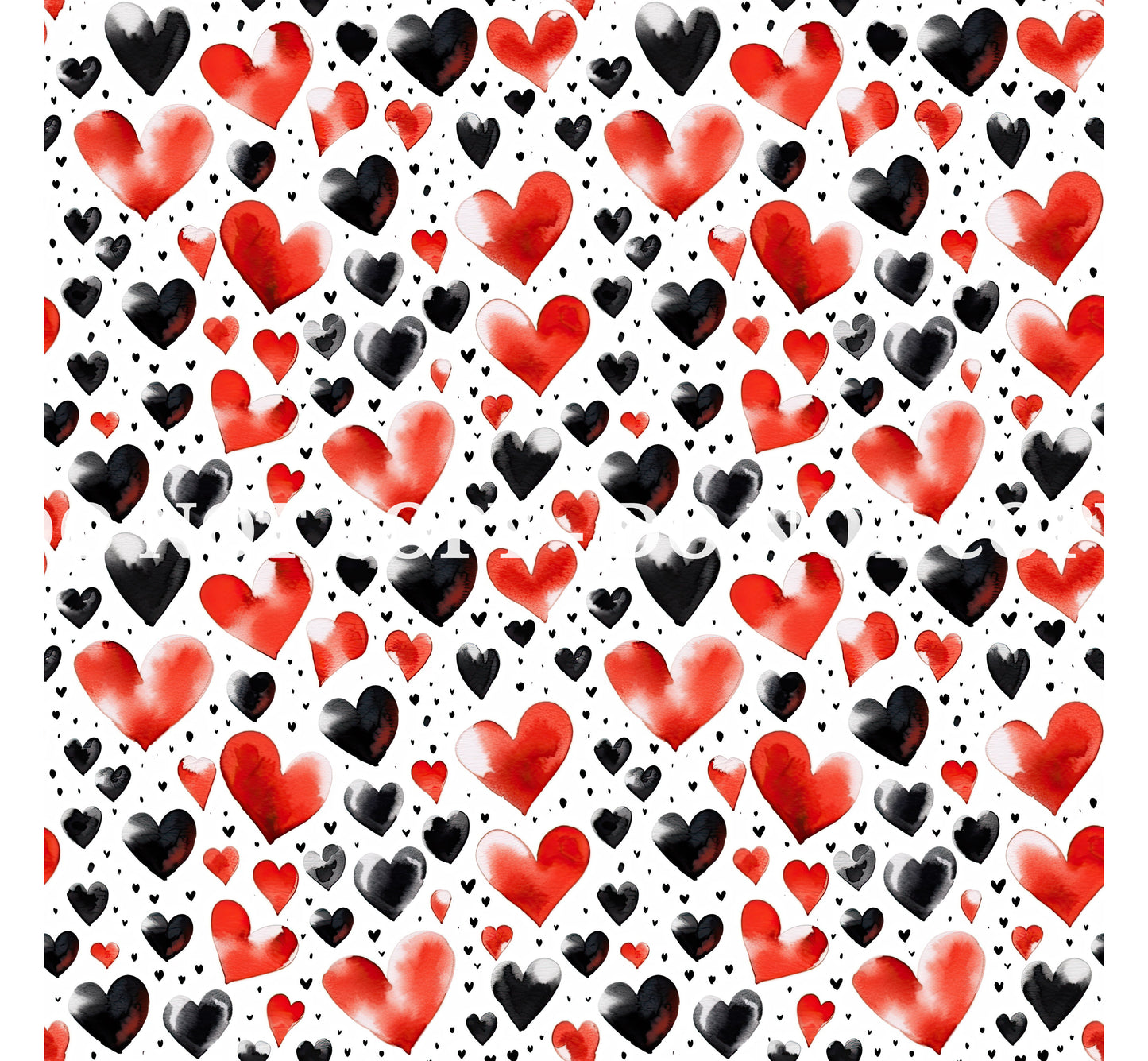 WATERCOLOR HEARTS VINYL - MULTIPLE VARIATIONS