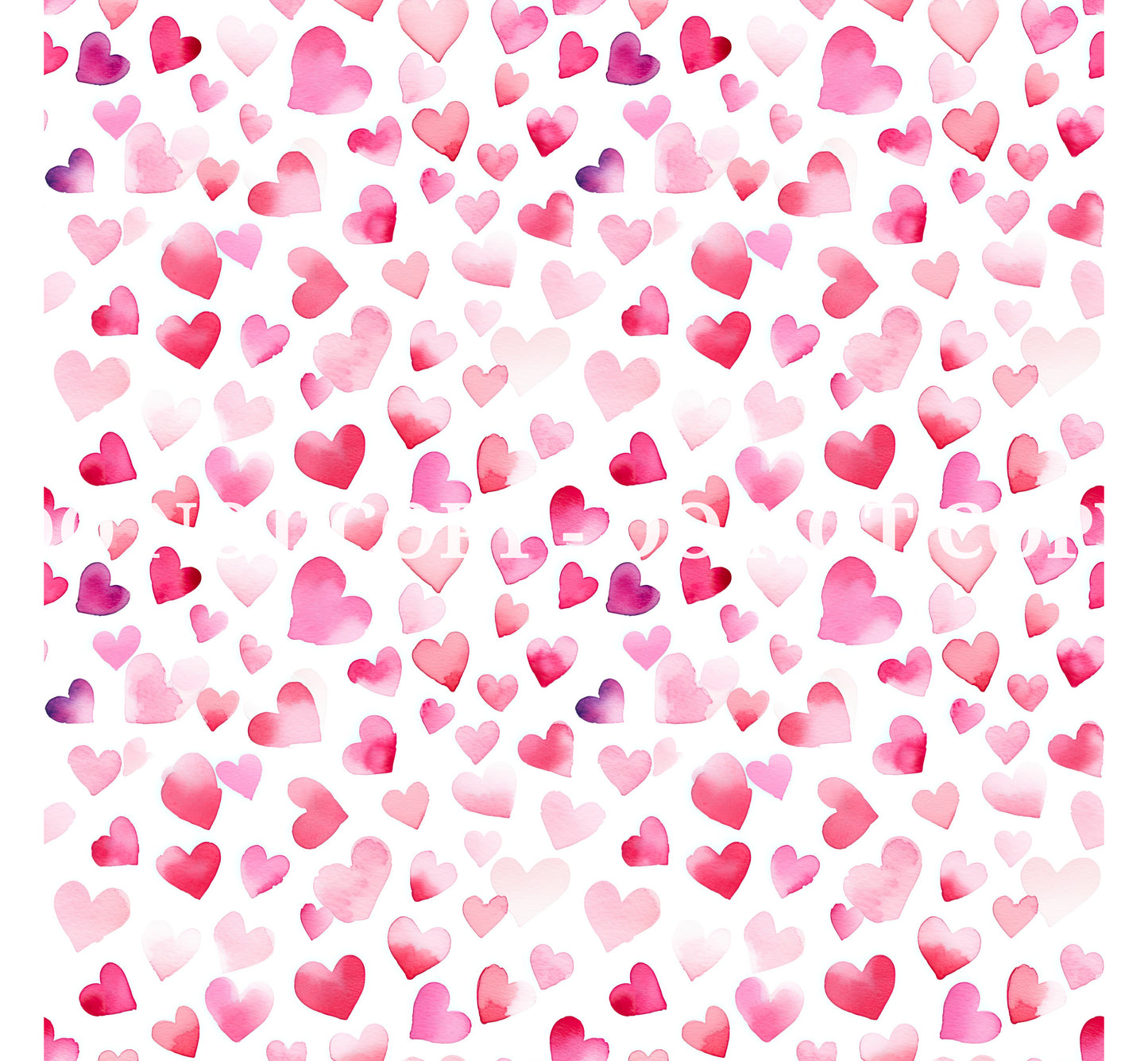 WATERCOLOR HEARTS VINYL - MULTIPLE VARIATIONS
