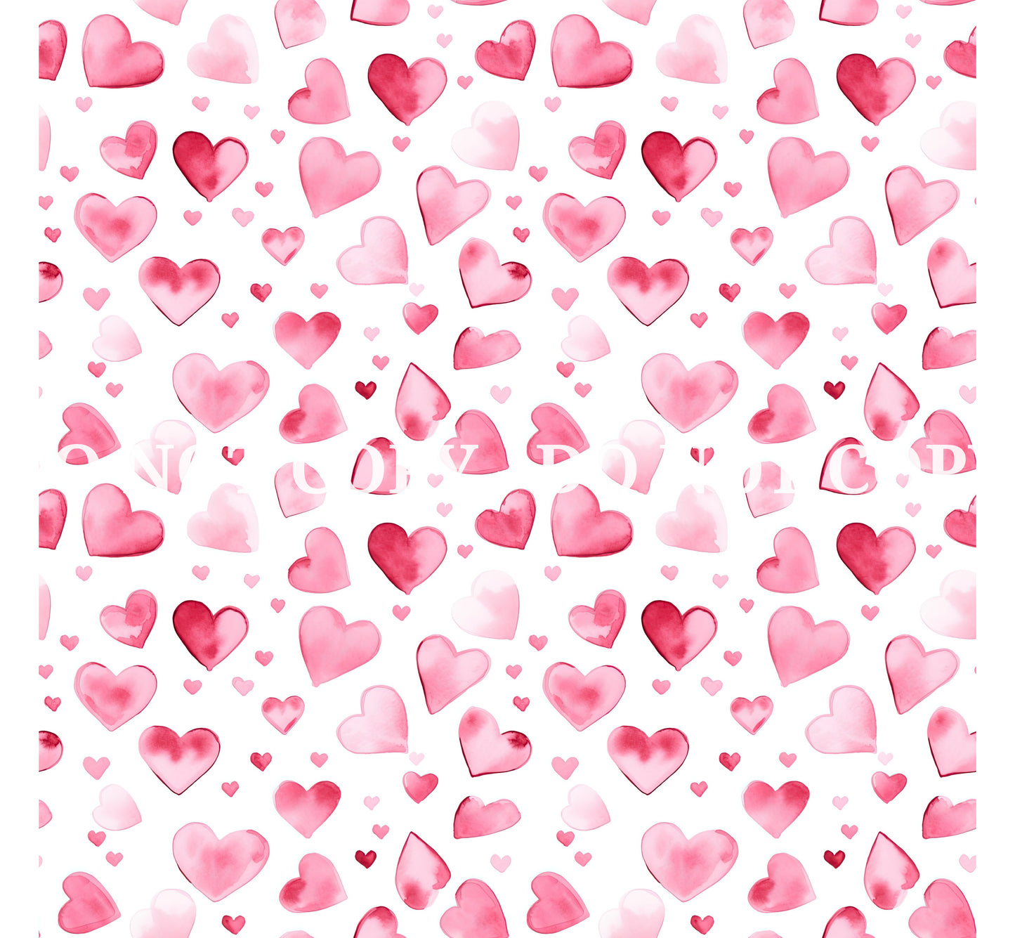 WATERCOLOR HEARTS VINYL - MULTIPLE VARIATIONS