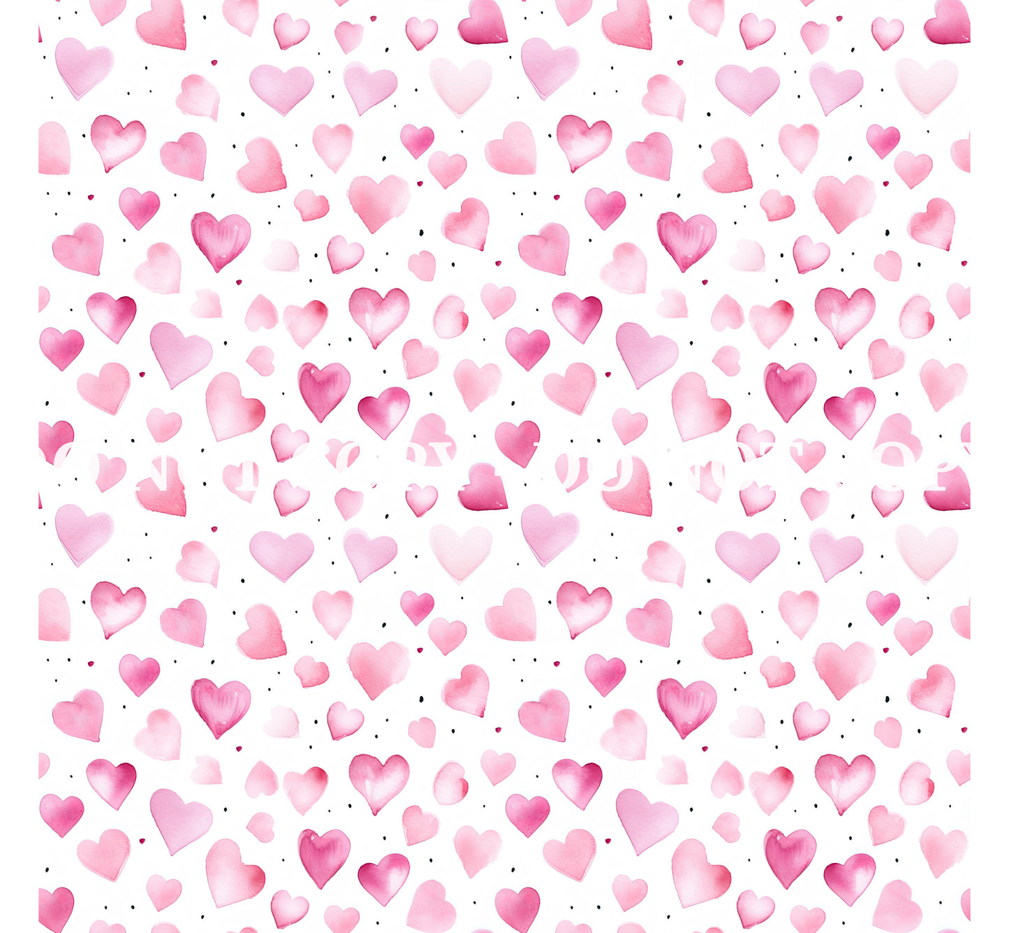 WATERCOLOR HEARTS VINYL - MULTIPLE VARIATIONS