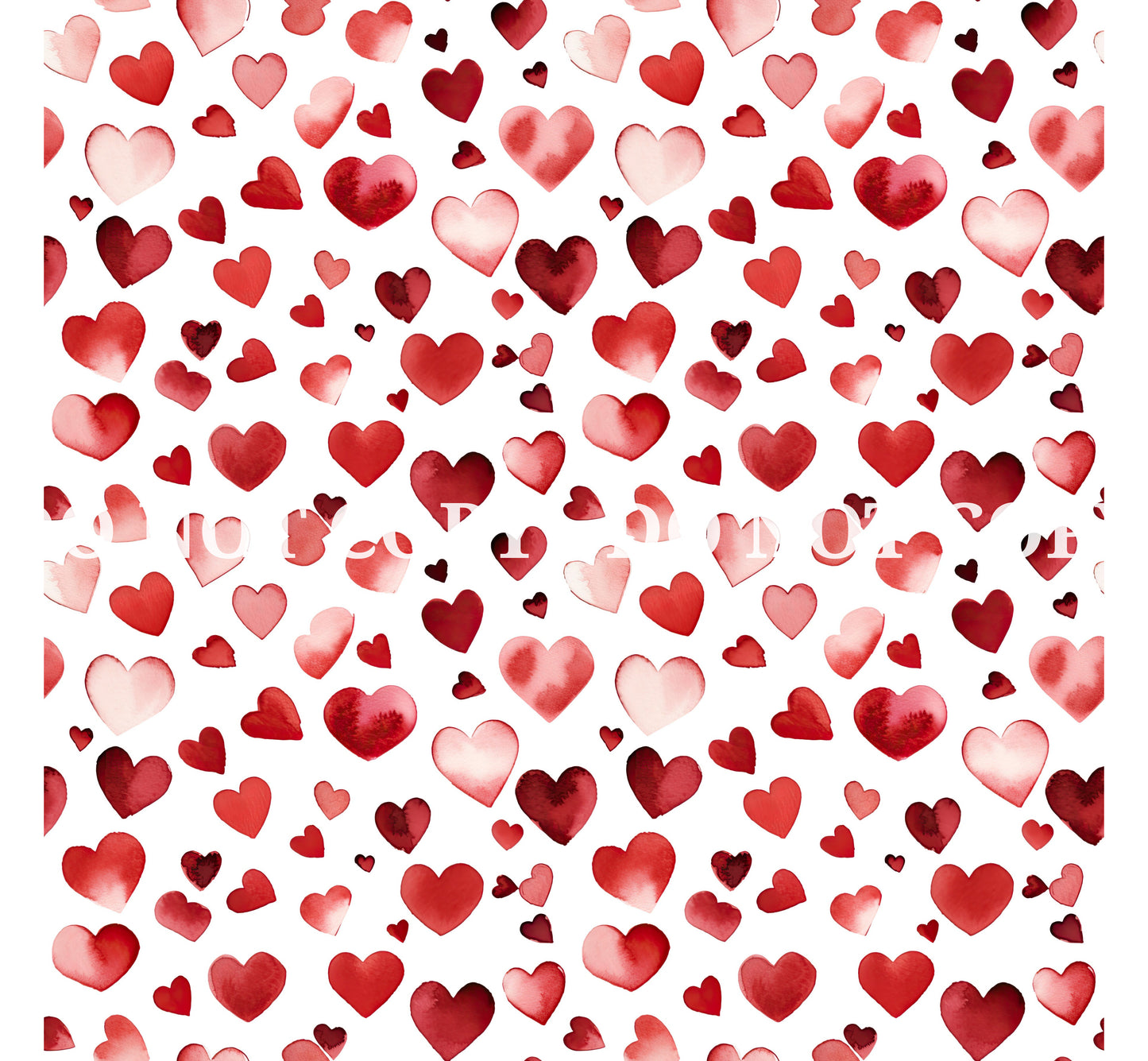 WATERCOLOR HEARTS VINYL - MULTIPLE VARIATIONS