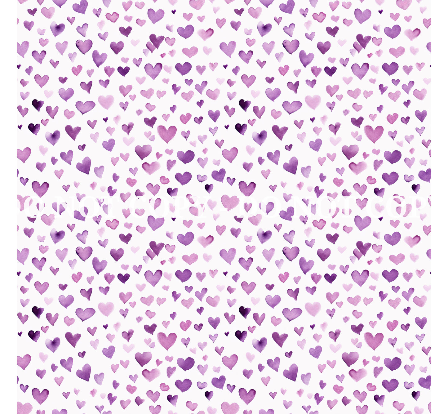 WATERCOLOR HEARTS VINYL - MULTIPLE VARIATIONS