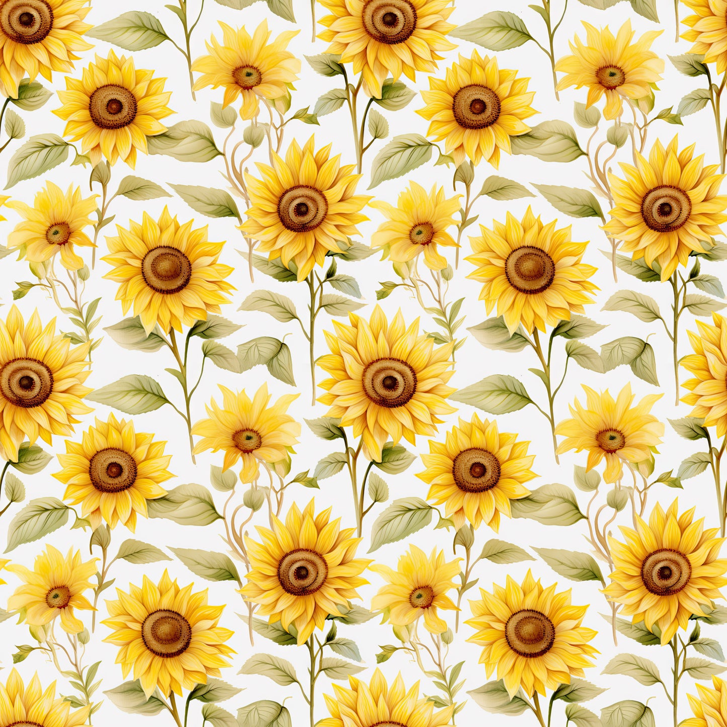 WATERCOLOR SUNFLOWERS VINYL - MULTIPLE VARIATIONS