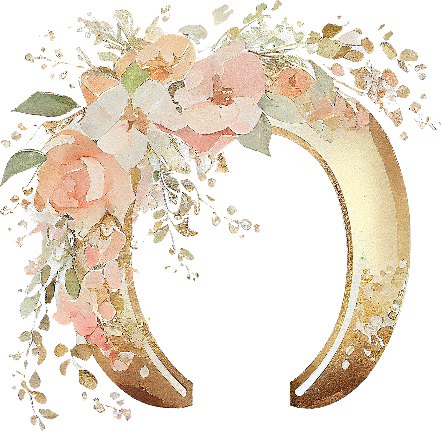 Watercolor Western Boho - White Cast Decals
