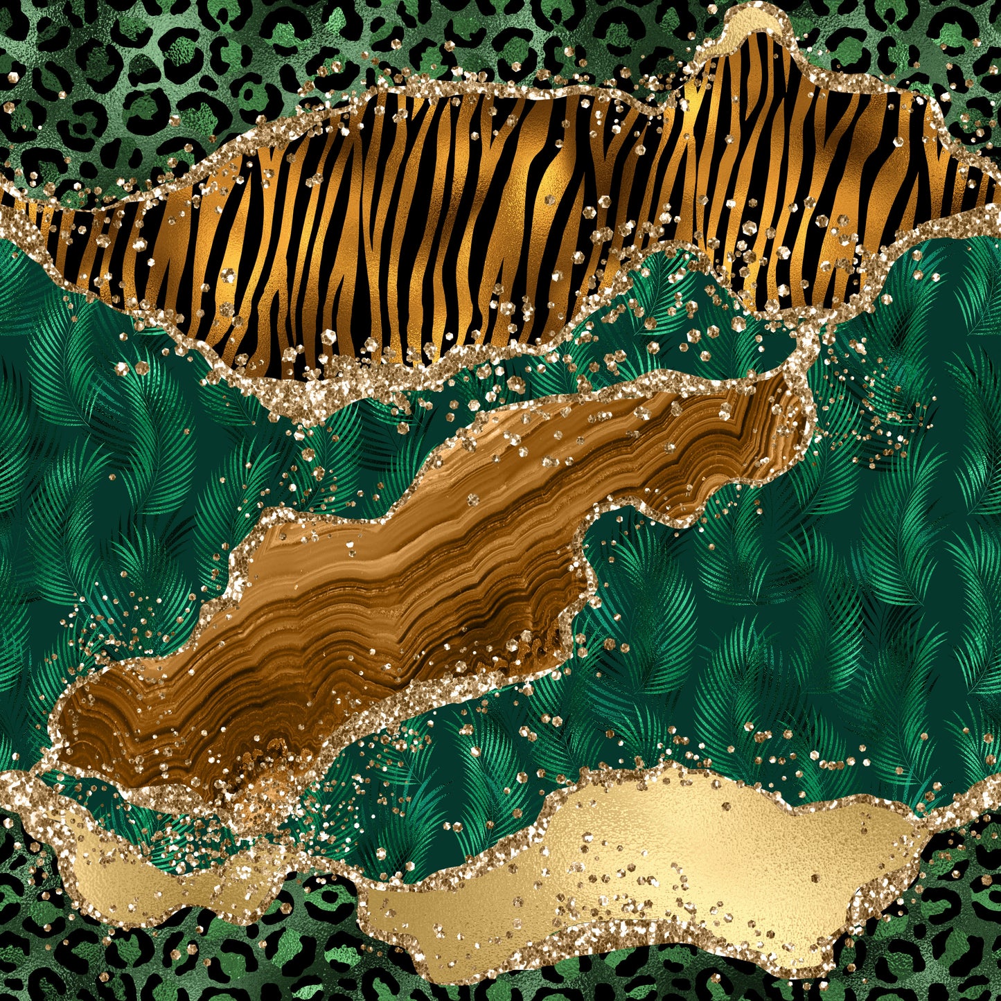 WILD ANIMAL AGATE PATTERN VINYL - MULTIPLE VARIATIONS