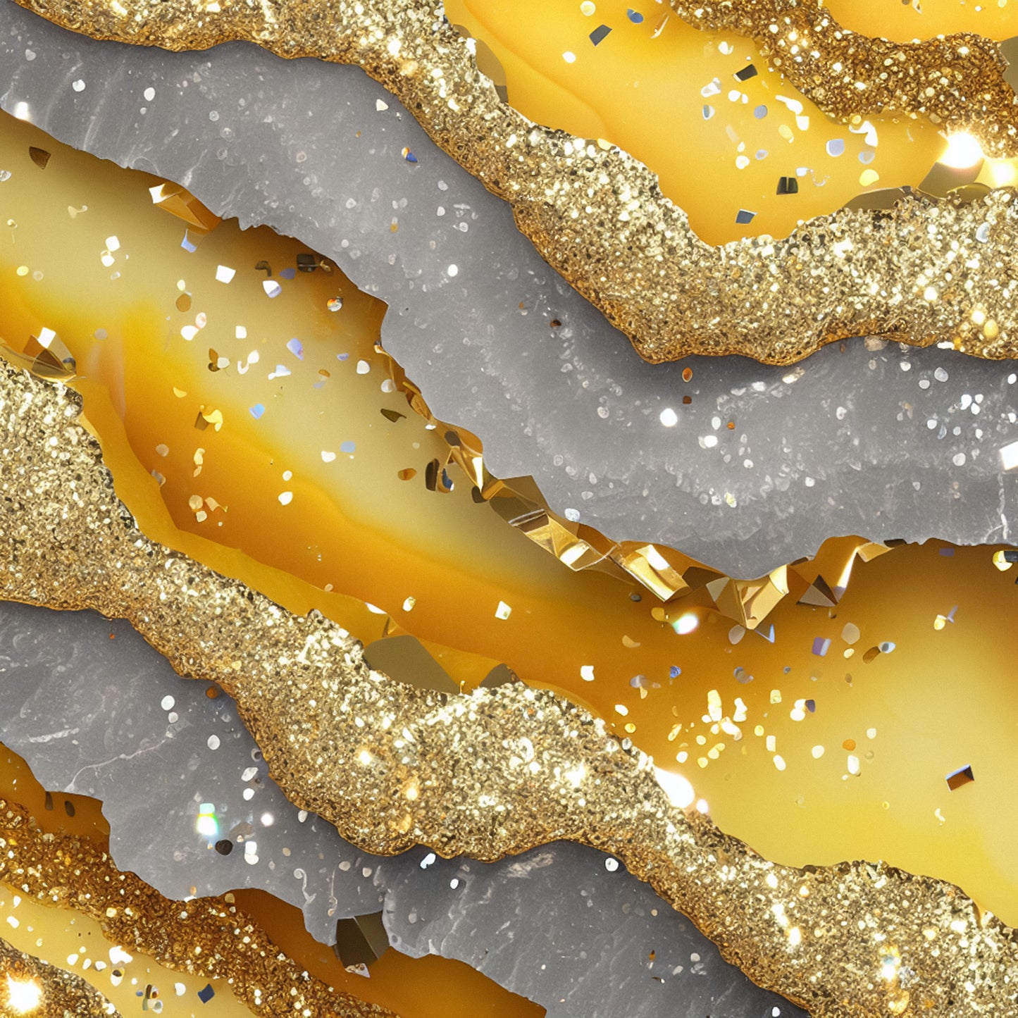 YELLOW GLAM AGATE PATTERN VINYL - MULTIPLE VARIATIONS