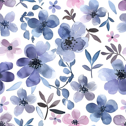 BLUE AND PURPLE FLOWERS - MULTIPLE VARIATIONS