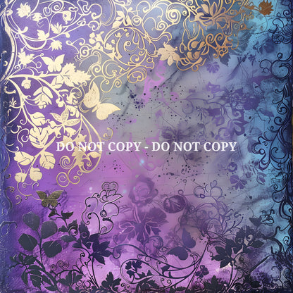 PURPLE GOLD BUTTERFLY - MULTIPLE VARIATIONS