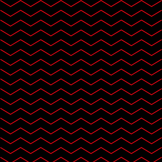 BLACK WITH RED CHEVRON