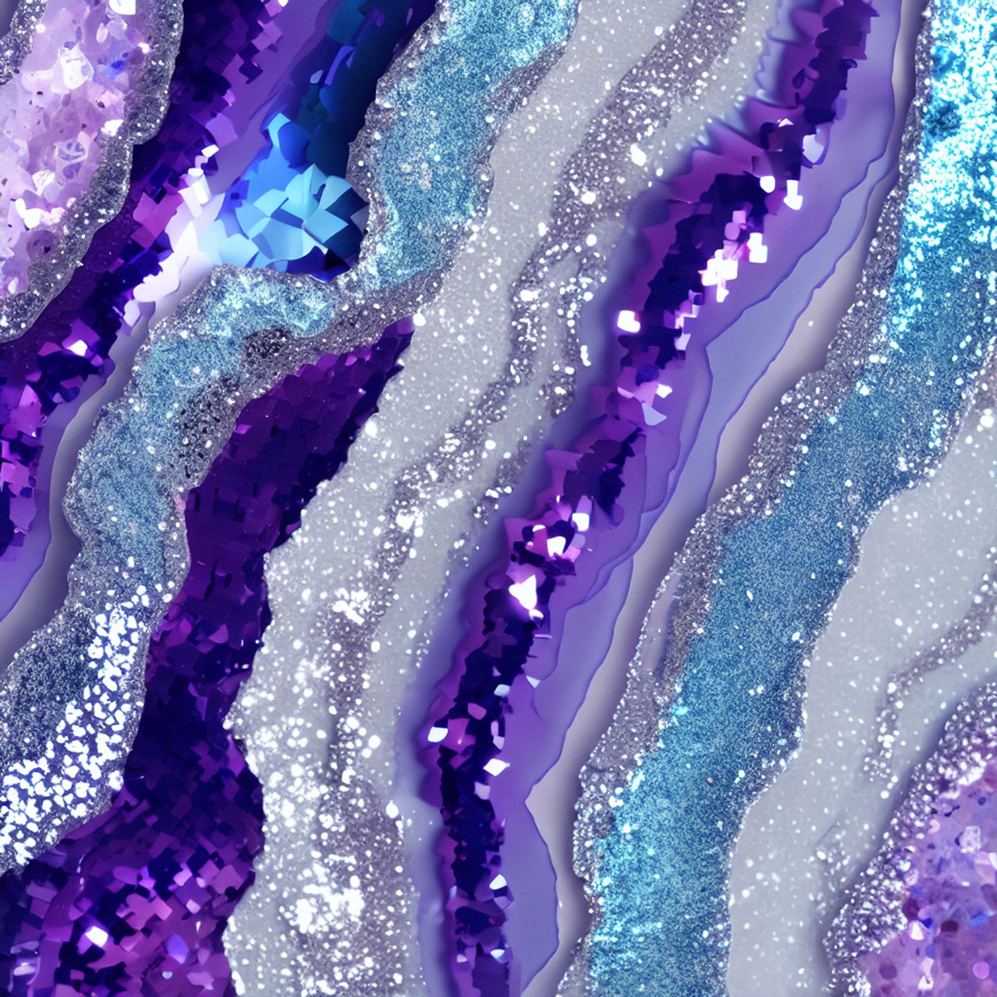 PURPLE AND BLUE AGATE GLAM - MULTIPLE VARIATIONS