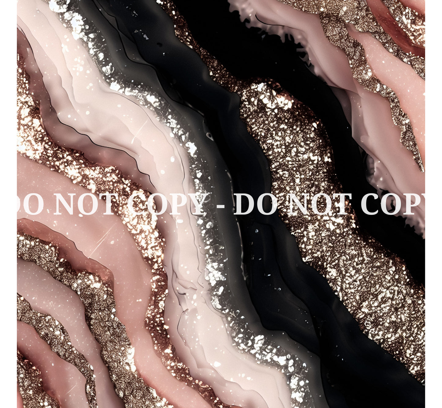 BLACK AND BLUSH GLAM AGATE PATTERN VINYL - MULTIPLE VARIATIONS