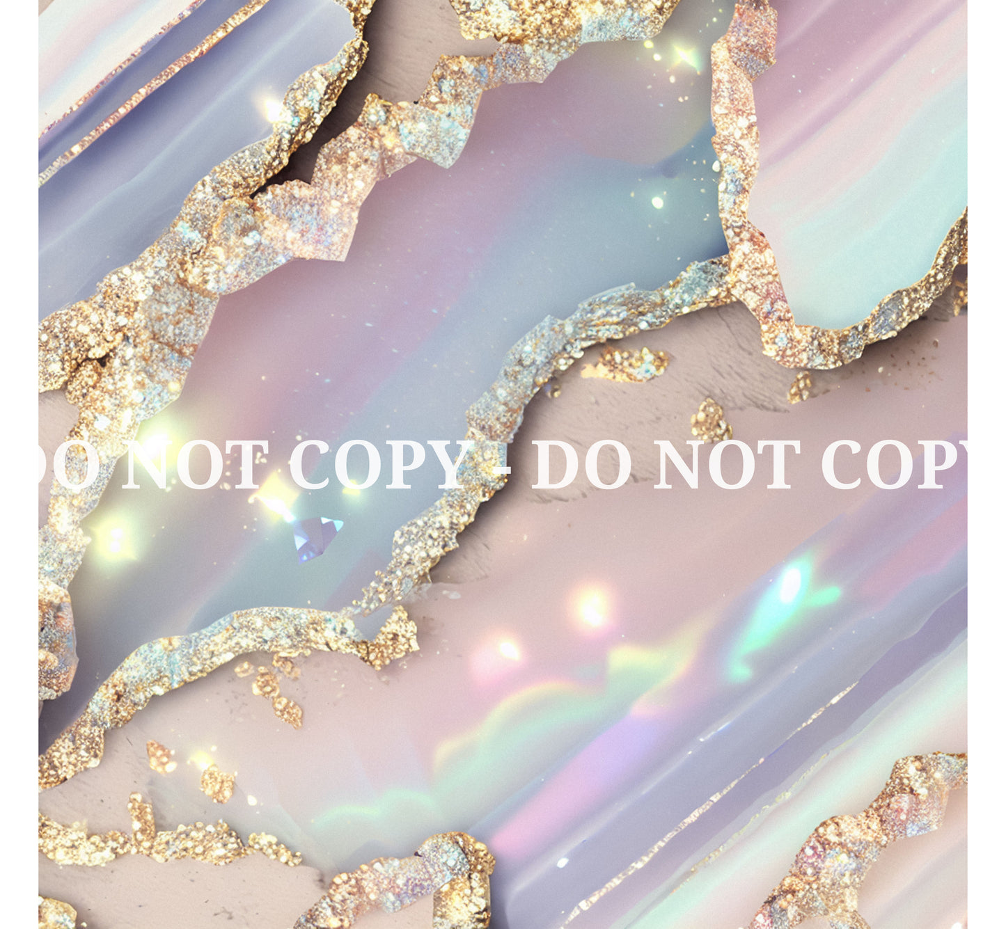 UNICORN GLAM AGATE PATTERN VINYL - MULTIPLE VARIATIONS