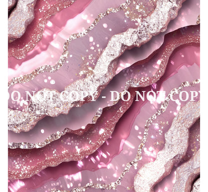 PINK GLAM AGATE PATTERN VINYL - MULTIPLE VARIATIONS