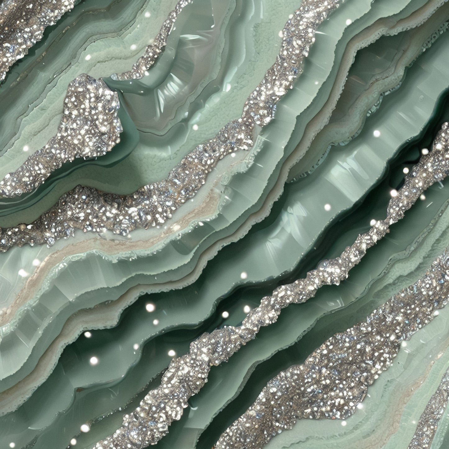 SAGE AGATE GLAM - MULTIPLE VARIATIONS