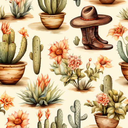 WILD WILD WEST PATTERN VINYL - MULTIPLE VARIATIONS