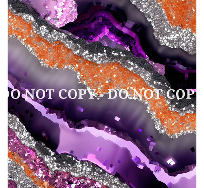 HALLOWEEN GLAM AGATE PATTERN VINYL - MULTIPLE VARIATIONS