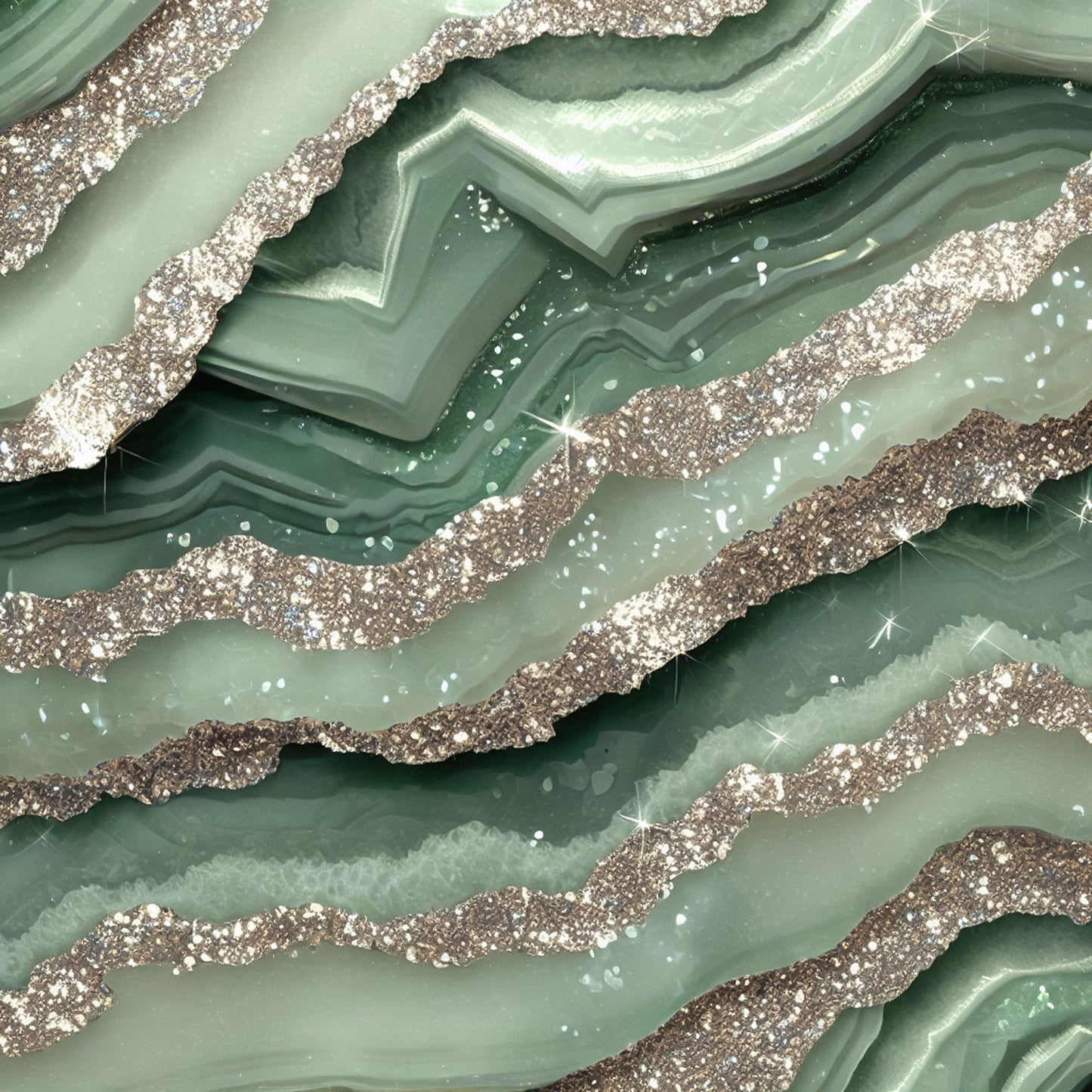 SAGE AGATE GLAM - MULTIPLE VARIATIONS