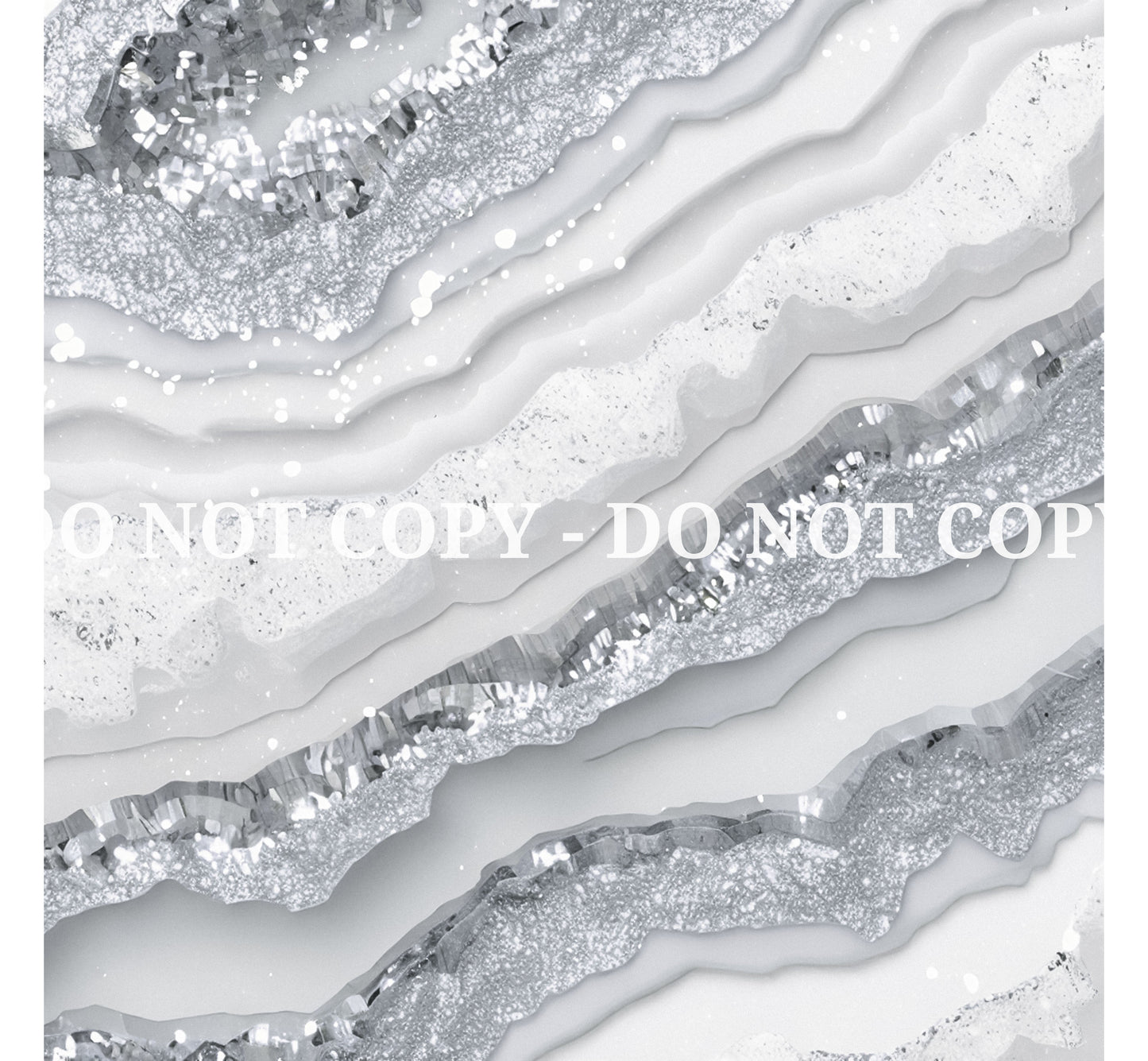 SILVER GLAM AGATE PATTERN VINYL - MULTIPLE VARIATIONS