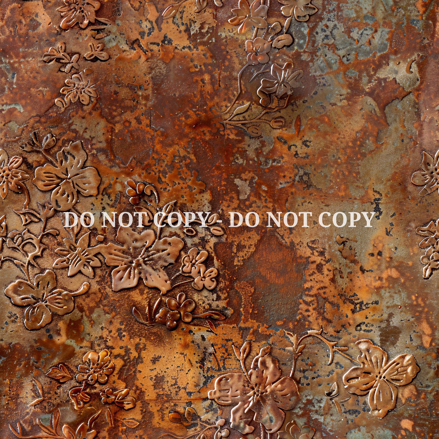 RUSTED METAL FLORAL - MULTIPLE VARIATIONS