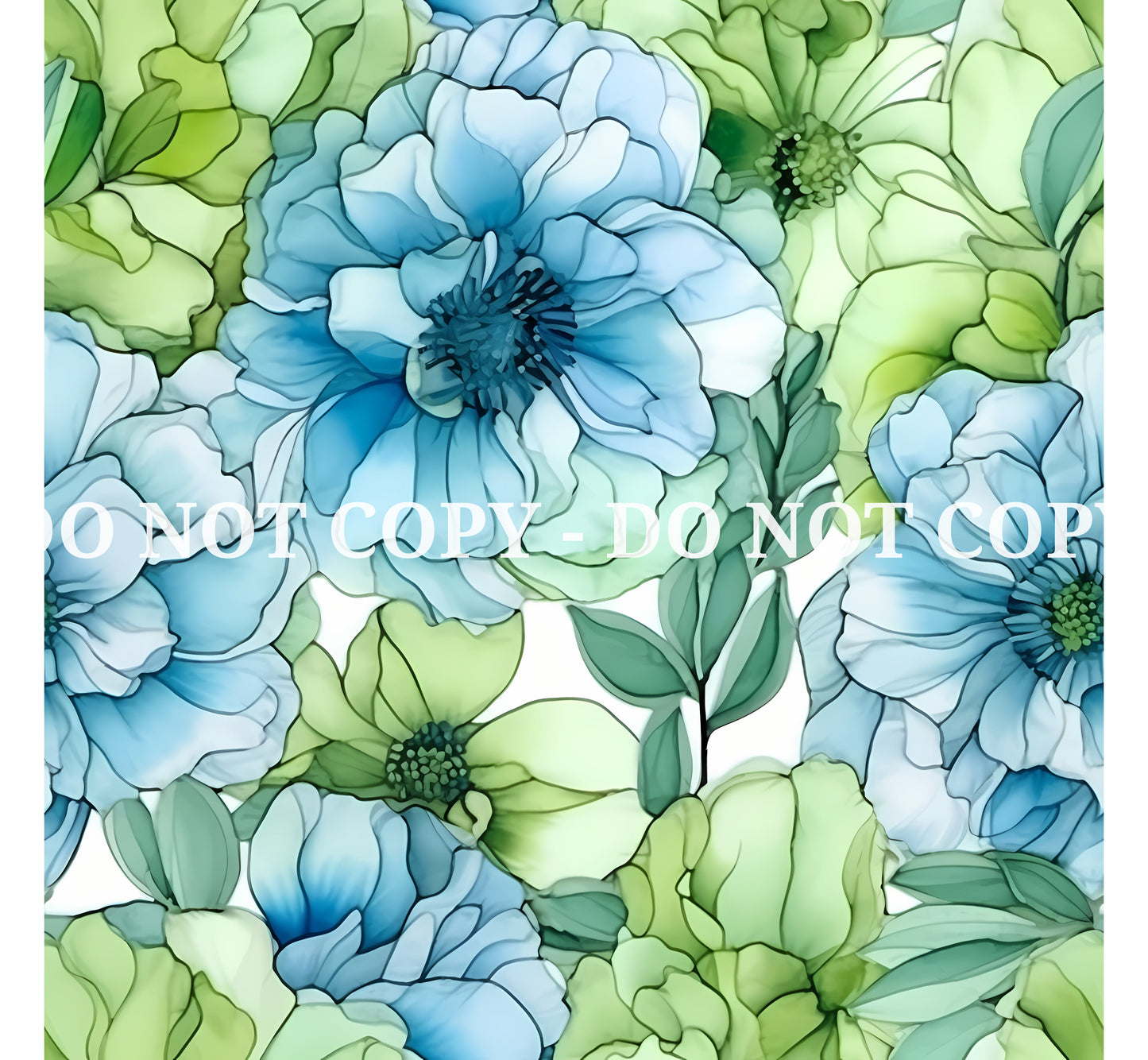 ALCOHOL INK BLUE AND GREEN VINYL - MULTIPLE VARIATIONS