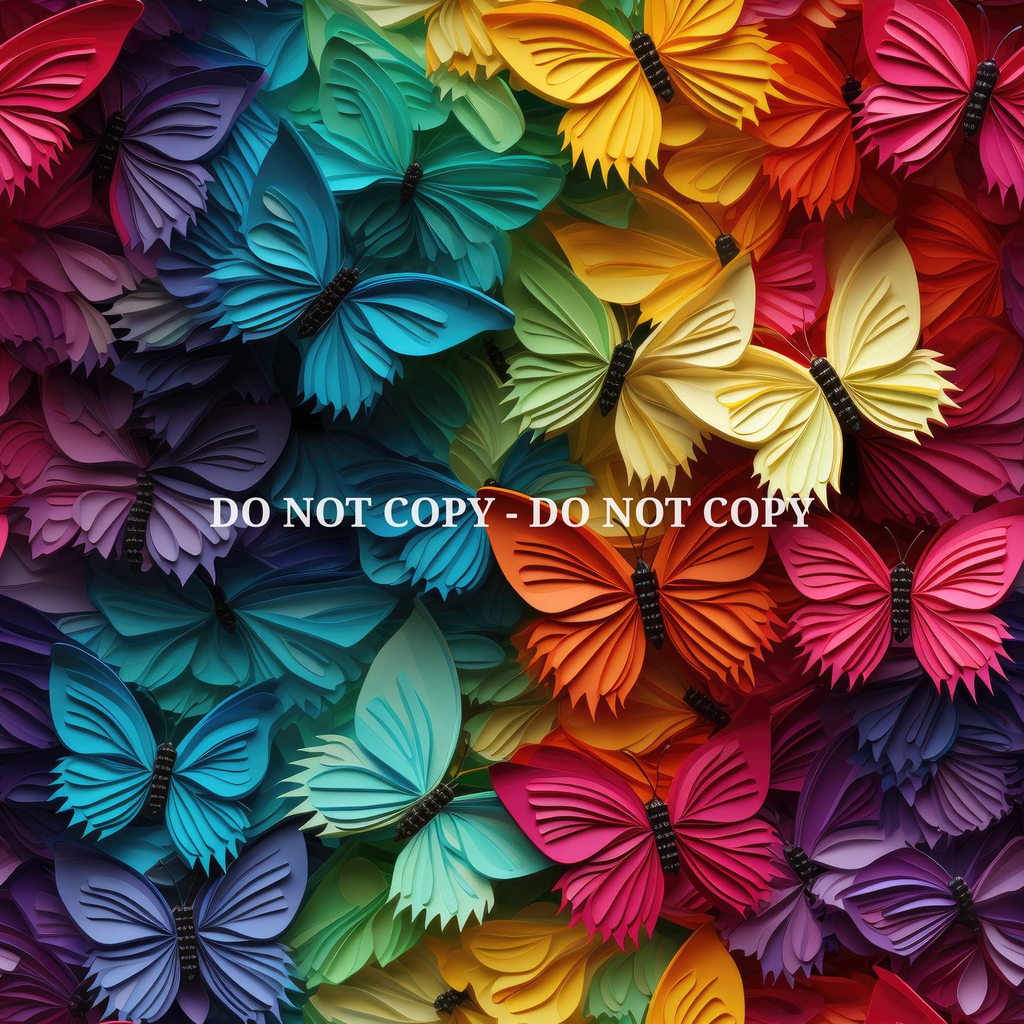 3D BUTTERFLIES - MULTIPLE VARIATIONS