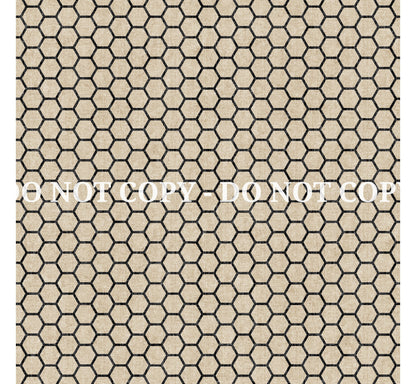 VINTAGE HONEYBEE PATTERN VINYL AND DECAL - MULTIPLE VARIATIONS