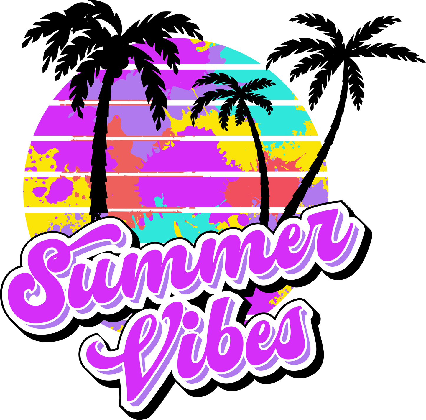 Retro Summer -  Decals