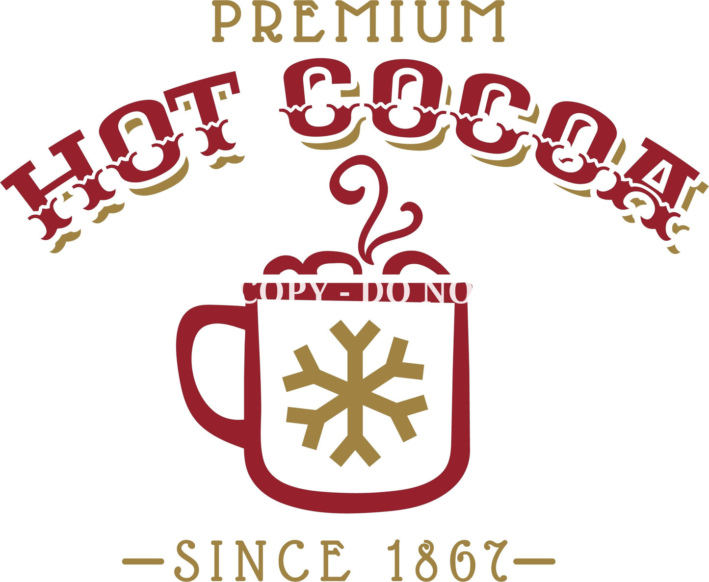 HOT CHOCOLATE- MULTIPLE VARIATIONS - DECALS