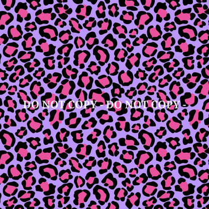 WILD LEOPARD PATTERN VINYL - MULTIPLE VARIATIONS