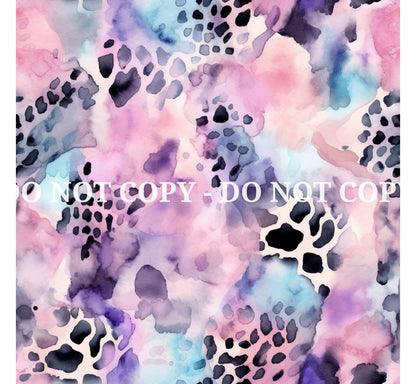 COTTON CANDY LEOPARD PATTERN VINYL - MULTIPLE VARIATIONS