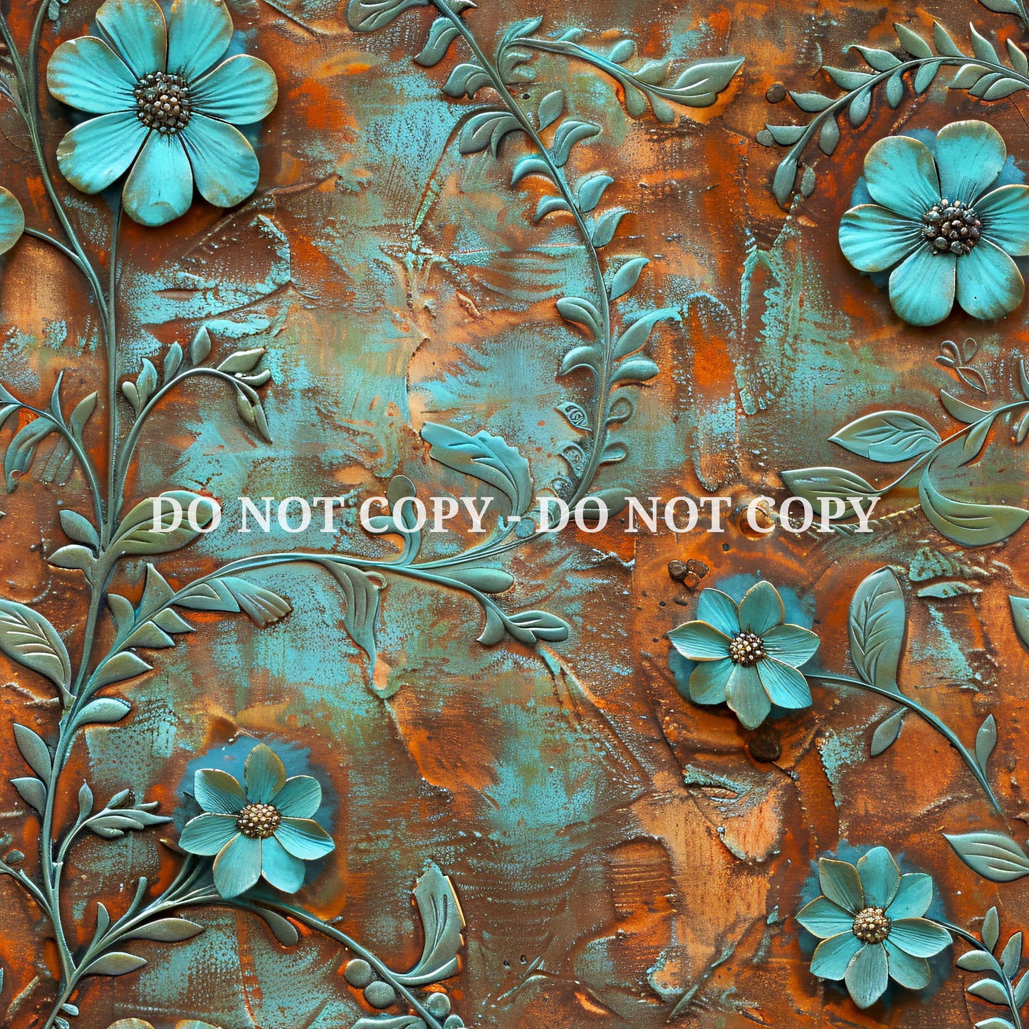 RUSTED METAL FLORAL - MULTIPLE VARIATIONS