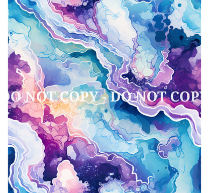 WATERCOLOR GEODE VINYL - MULTIPLE VARIATIONS