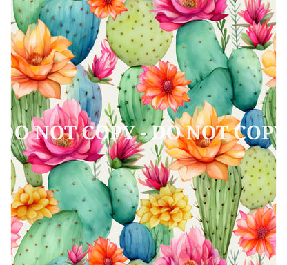 CACTUS DELIGHT PATTERN VINYL - MULTIPLE VARIATIONS