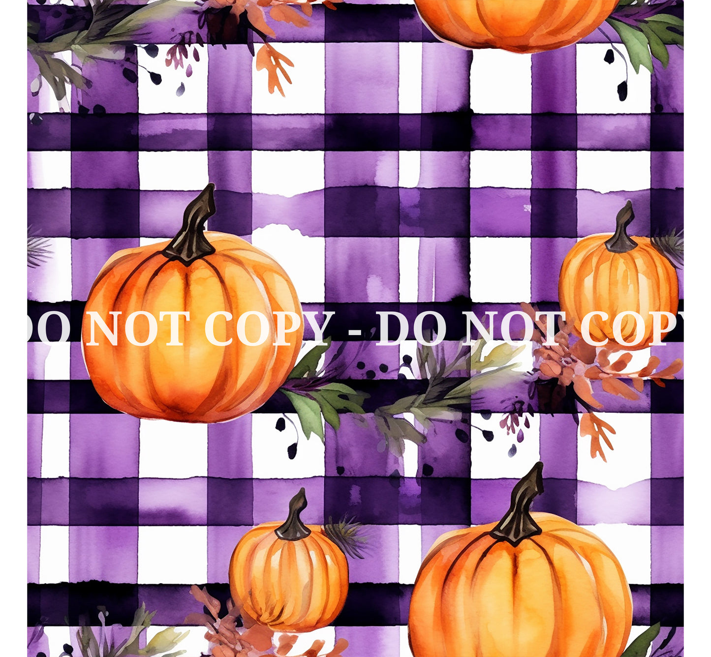 HALLOWEEN PLAID PATTERN VINYL - MULTIPLE VARIATIONS