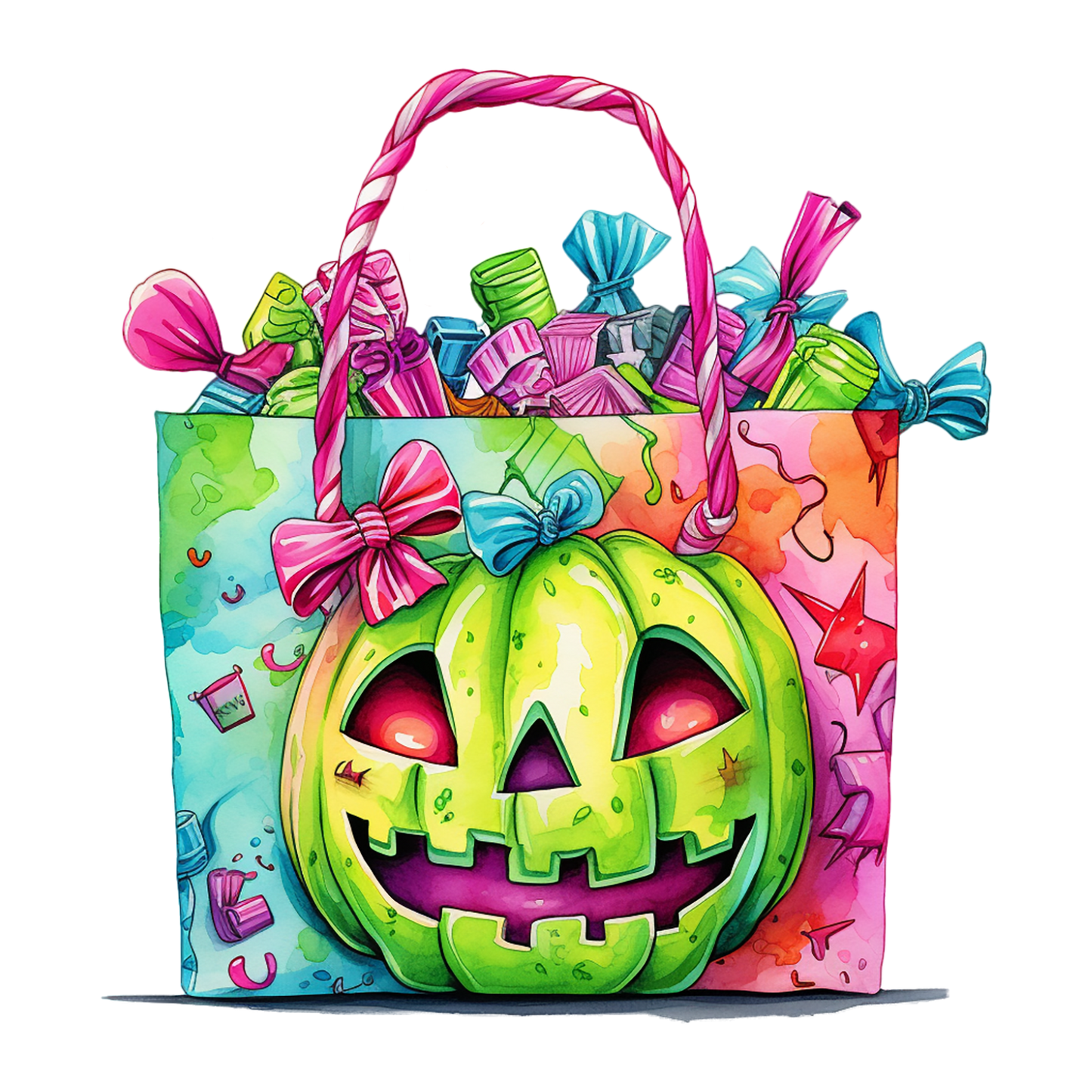 CUTE NEON HALLOWEEN - Decals