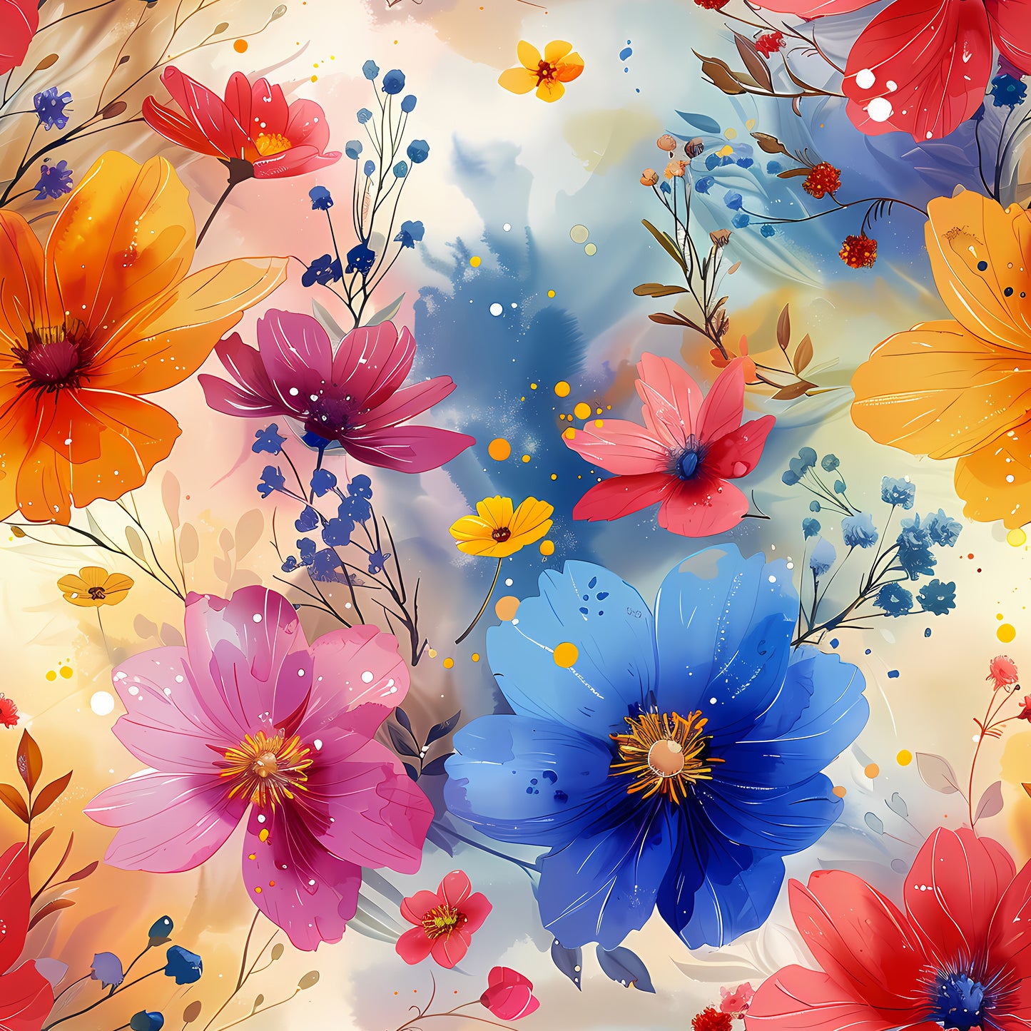 VIBRANT FLOWER - MULTIPLE VARIATIONS