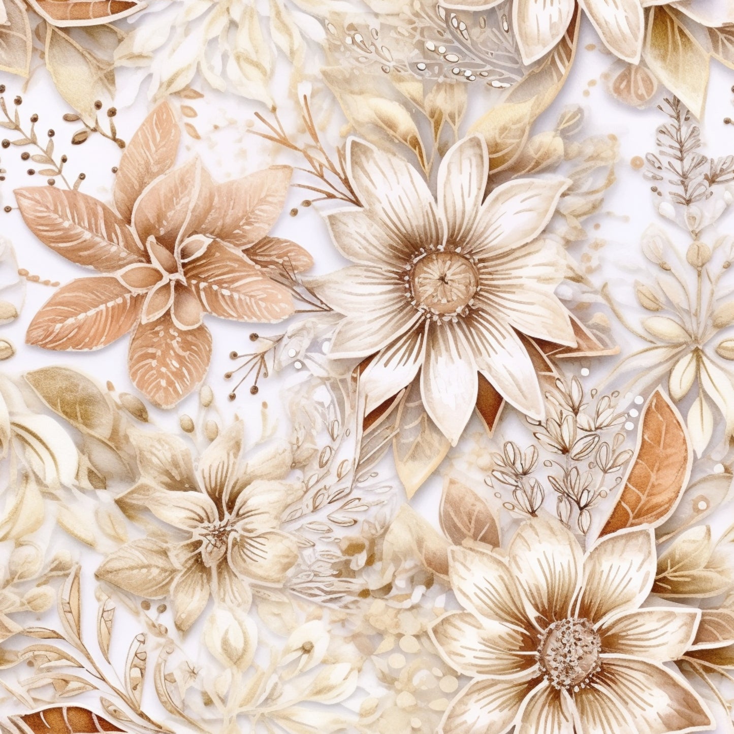 WHEAT FLORAL 15