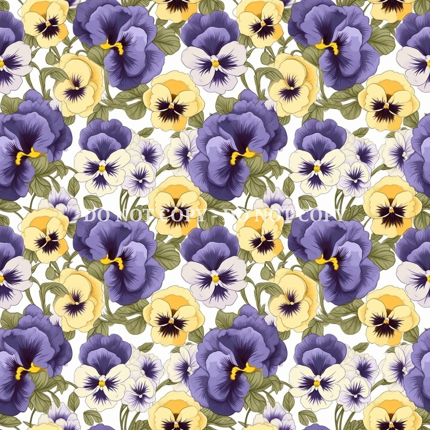 PANSEY FLOWERS - MULTIPLE VARIATIONS