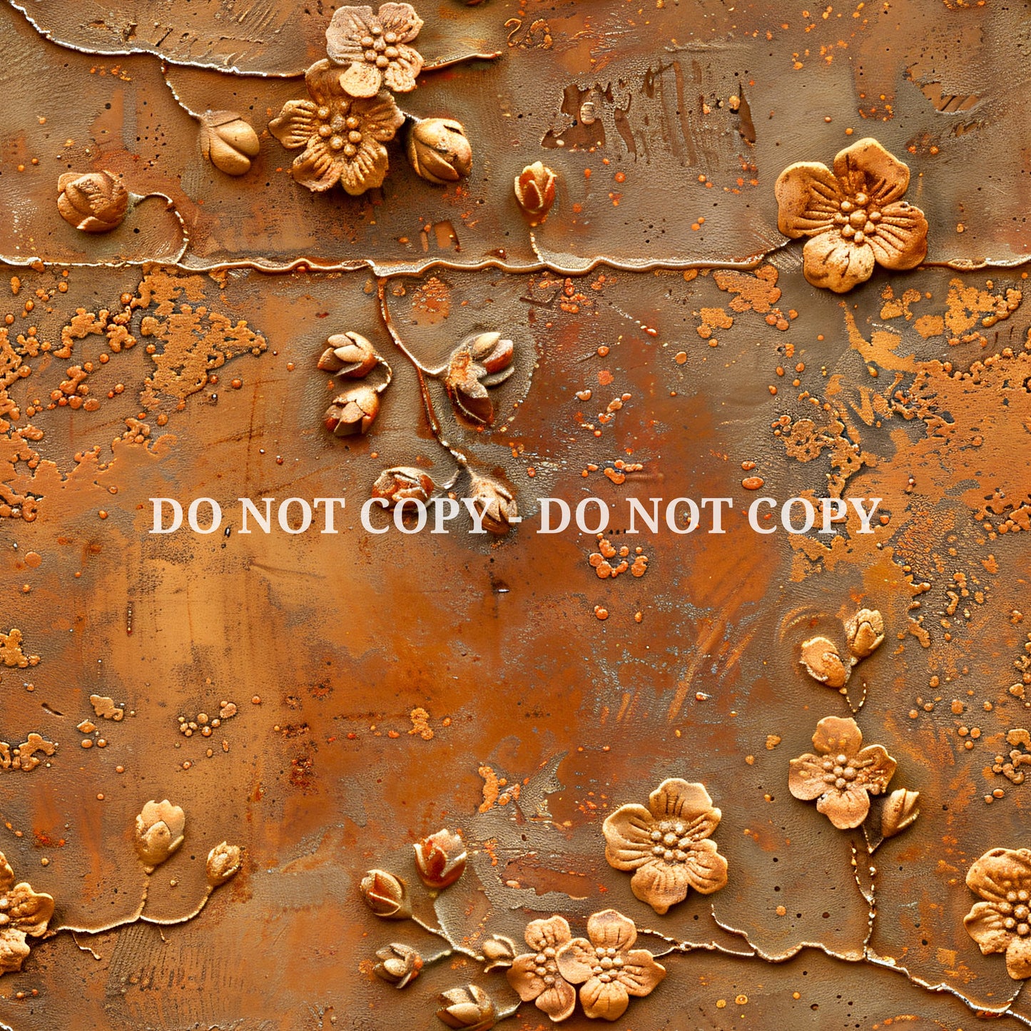 RUSTED METAL FLORAL - MULTIPLE VARIATIONS