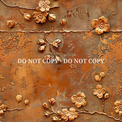 RUSTED METAL FLORAL - MULTIPLE VARIATIONS