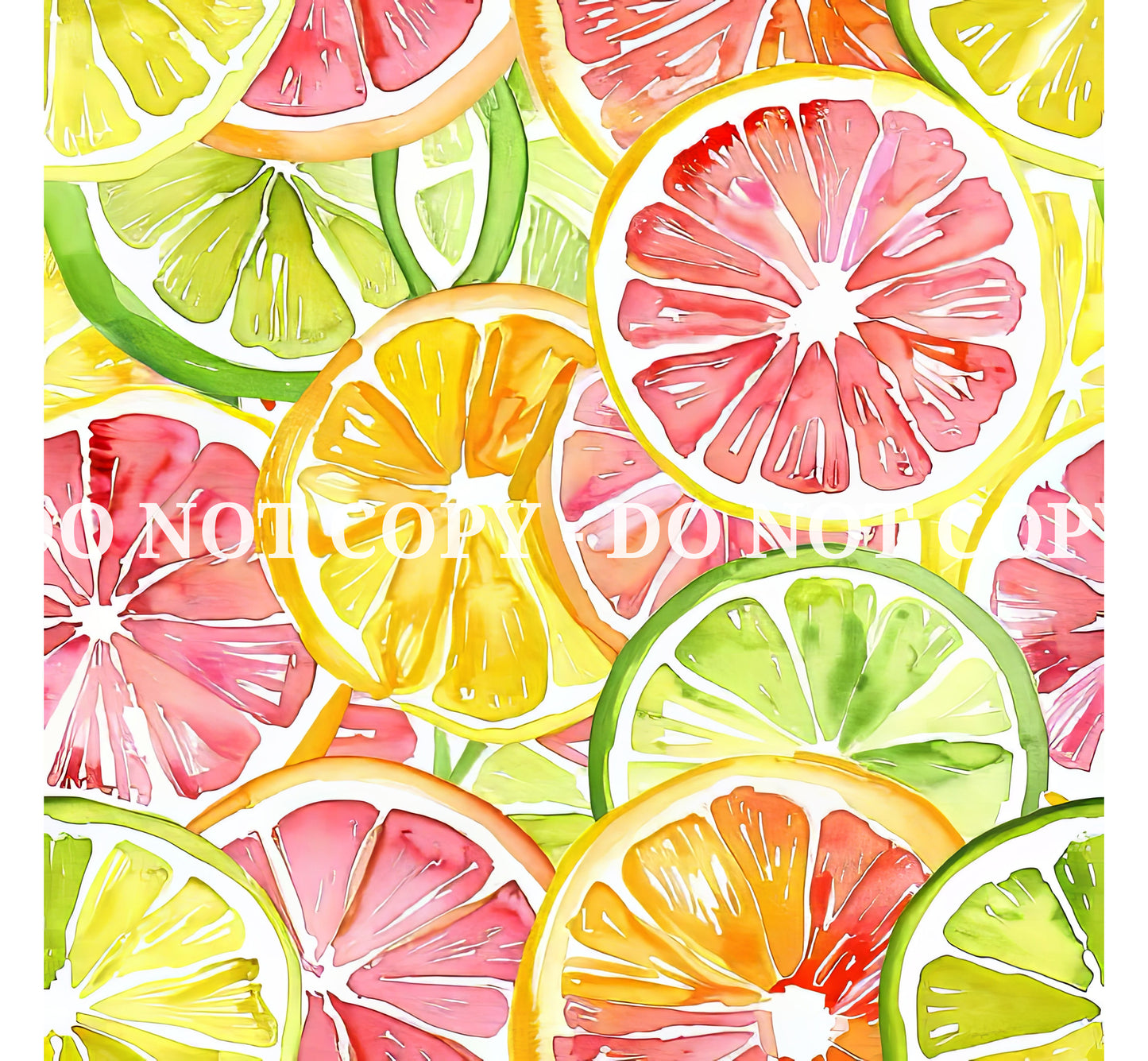 SLICES OF CITRUS PATTERN VINYL - MULTIPLE VARIATIONS