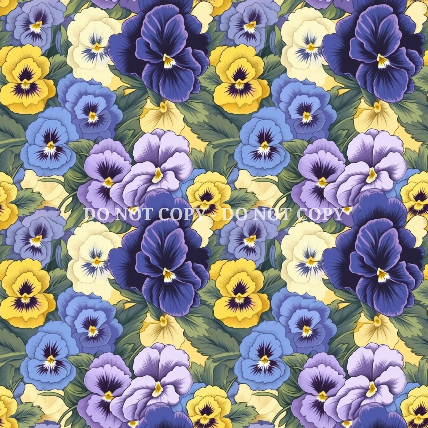 PANSEY FLOWERS - MULTIPLE VARIATIONS