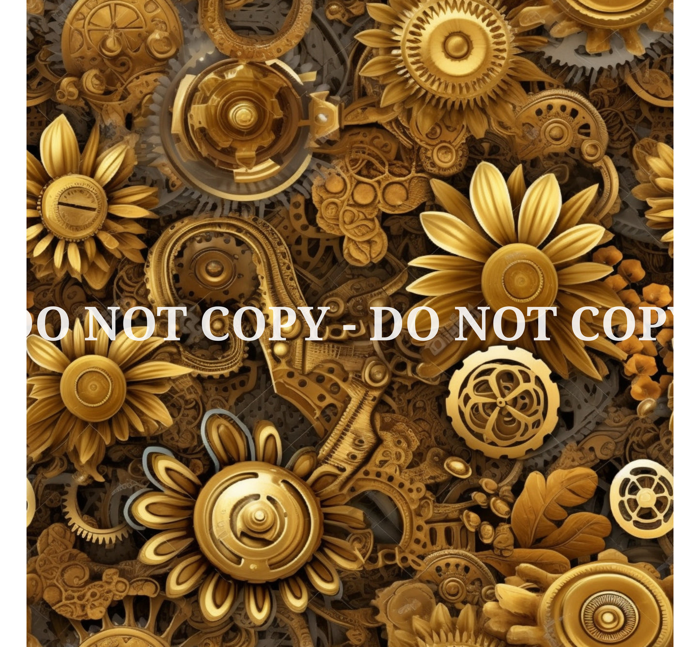 STEAMPUNK FLORAL VINYL - MULTIPLE VARIATIONS