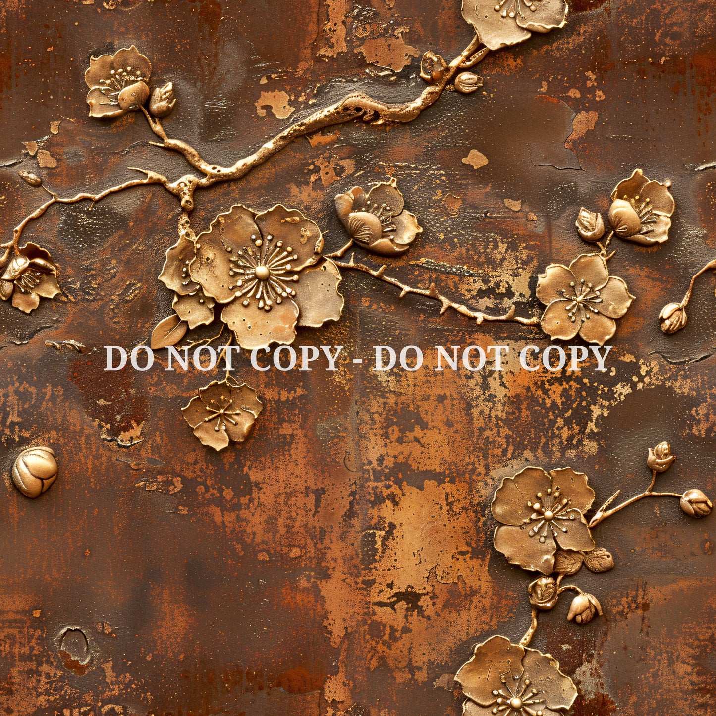 RUSTED METAL FLORAL - MULTIPLE VARIATIONS