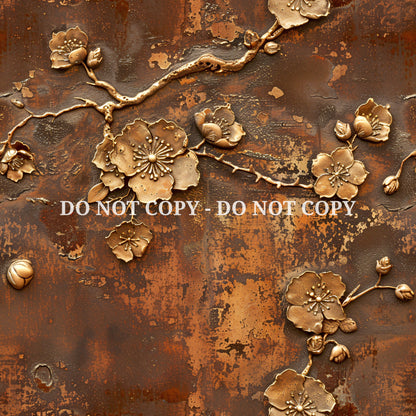 RUSTED METAL FLORAL - MULTIPLE VARIATIONS